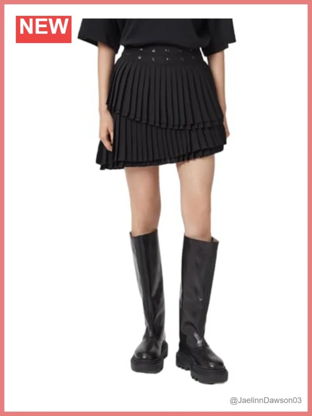 Leather Knee-High Boots Round Toe Zip Closure Comfortable Everyday Wear